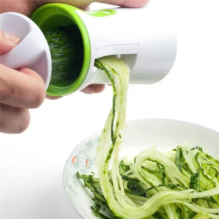 Spiraliseur manuel Galavilly – Coupe-légumes en spirale pour courgettes, carottes et pommes de terre – Acier inoxydable