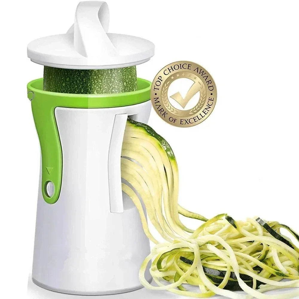 Spiraliseur manuel Galavilly – Coupe-légumes en spirale pour courgettes, carottes et pommes de terre – Acier inoxydable