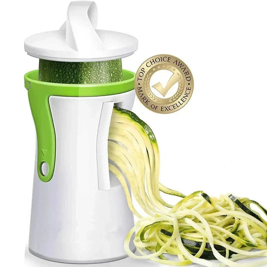 Spiraliseur manuel Galavilly – Coupe-légumes en spirale pour courgettes, carottes et pommes de terre – Acier inoxydable